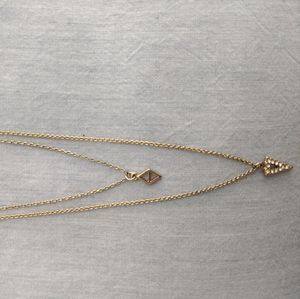 Gold layered necklace